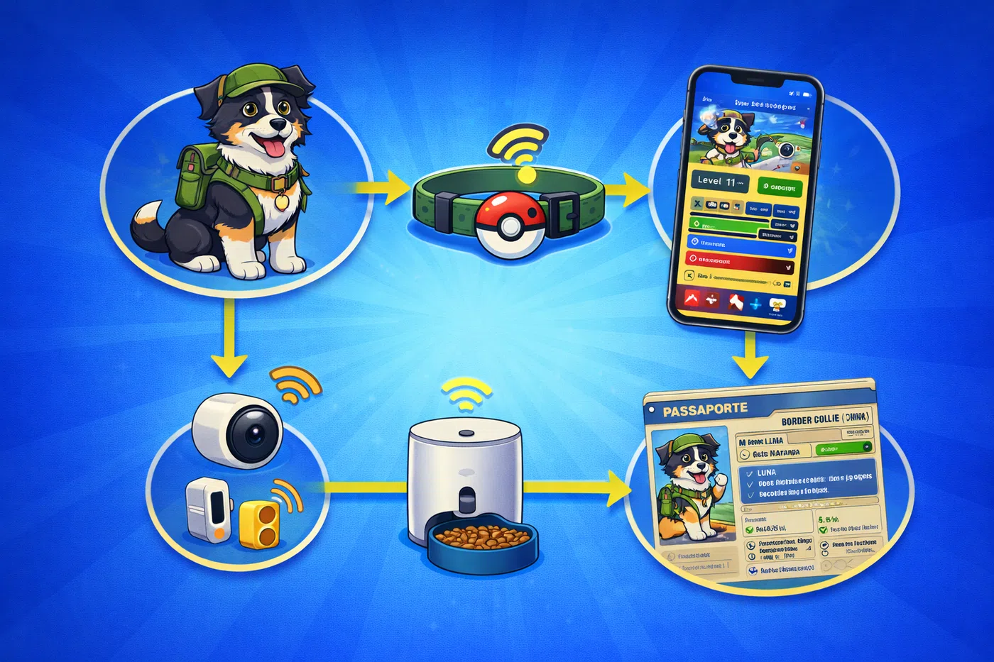 Diagrama del ecosistema Pet Pulse